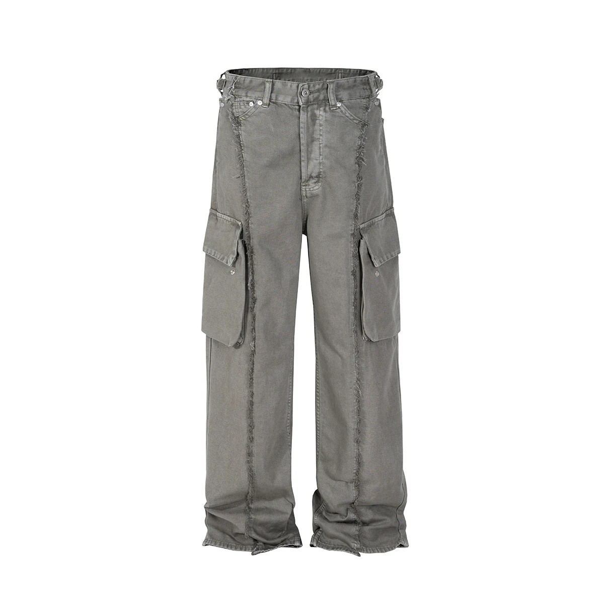 High Street American Stitching Cargo Jeans – Loose fit for ultimate comfort and style. Perfect for everyday wear, offeri — photo 4