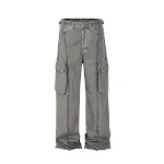 High Street American Stitching Cargo Jeans – Loose fit for ultimate comfort and style. Perfect for everyday wear, offeri — photo 4