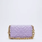 Bolsa de Ombro com Corrente Grossa de Diamantes e Flores, Ideal para Axilas ou Ombros, Design Colorido e Elegante, Perfeita para Diversas Ocasiões. — foto 11