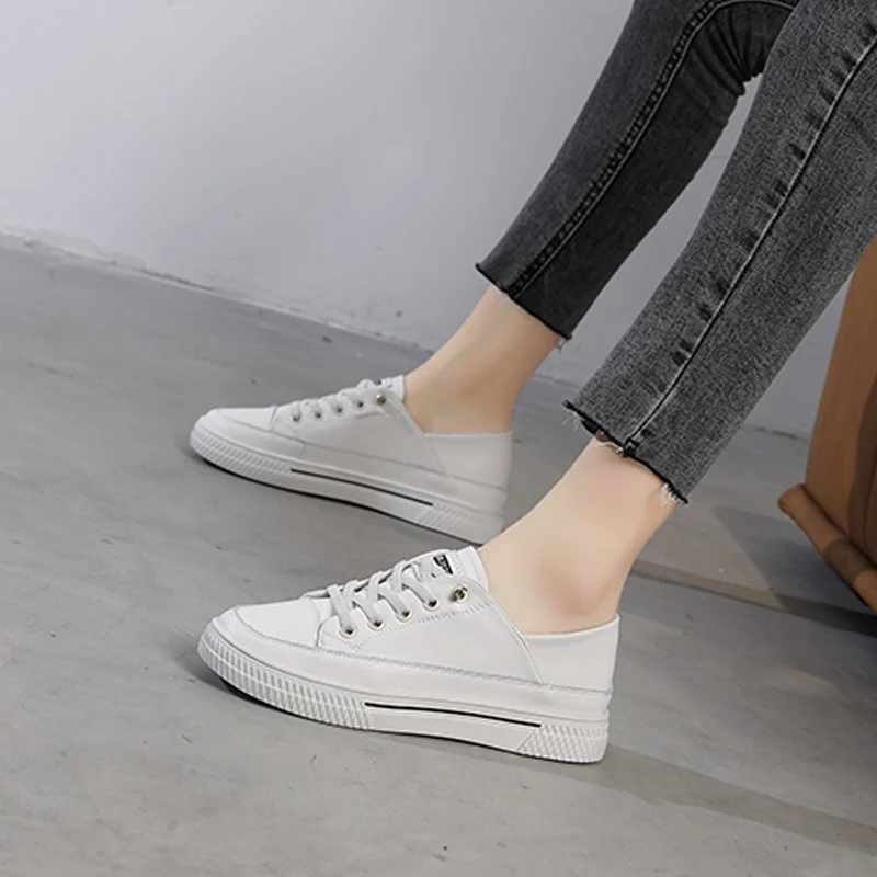 Lightweight Two-Way White Flat Shoes. Comfortable, versatile, and perfect for everyday wear. Enjoy effortless style and — photo 14