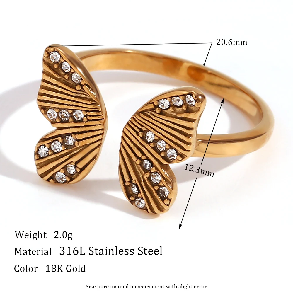 Anel de moda europeia e americana com personalidade. Ornamento perfeito para expressar seu estilo único, acessório elegante e moderno. — foto 4