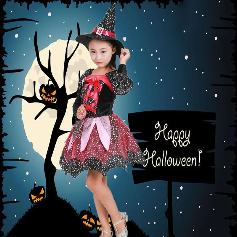 Title 2, Halloween prinsessenkostuum voor kinderen. Perf...