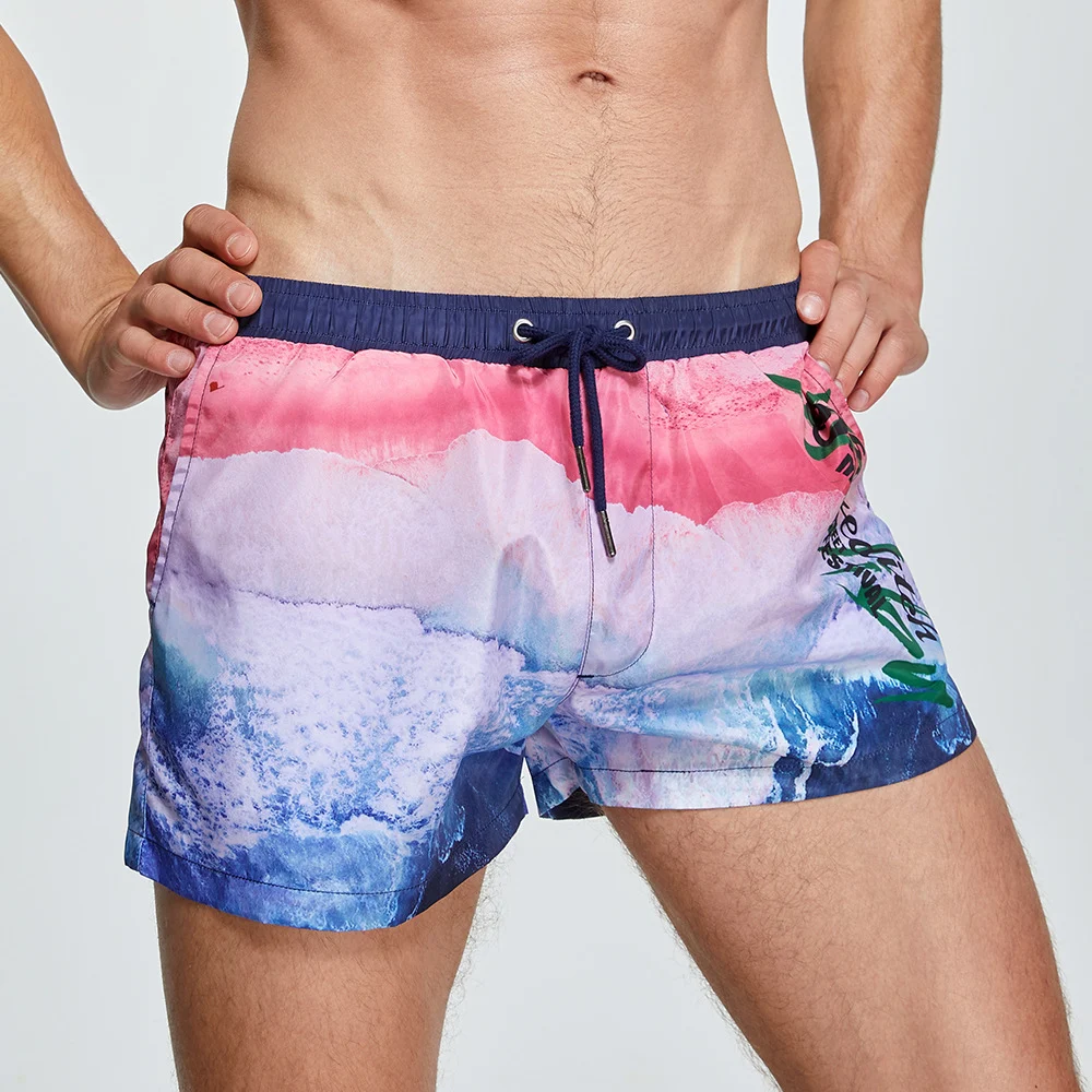 Seaside Swimming Trunks Quick-drying Short Shorts. Perfect for beach and pool, these shorts offer comfort, style and fas — photo 7