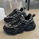 Women's Daddy Shoes, fashionably breathable with a thick, color-matching bottom, providing comfort and style for everyda — photo 2