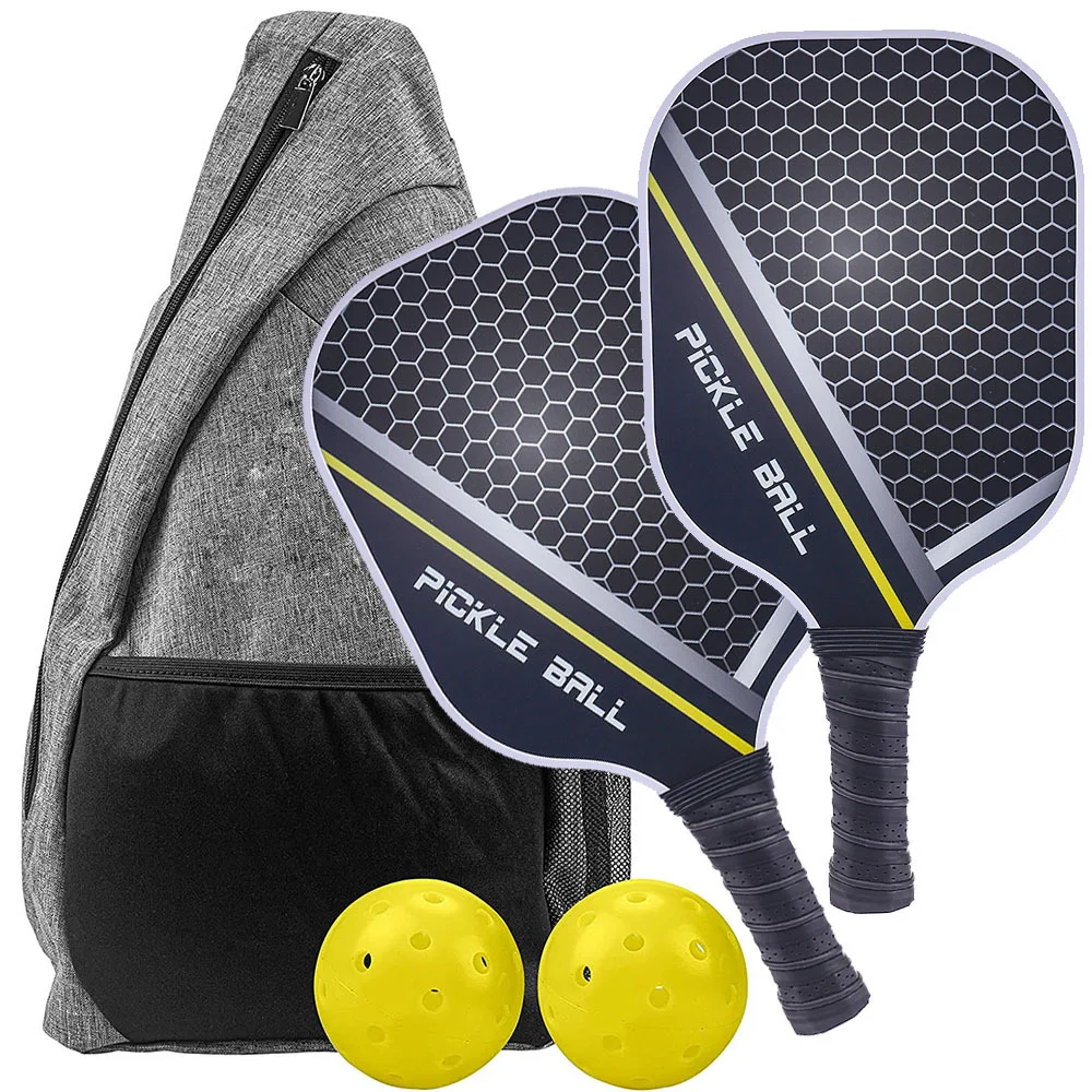 Raquete de Pickleball em fibra de carbono com impressão colorida e grafite, proporcionando potência, controle e toque superior. — foto 10