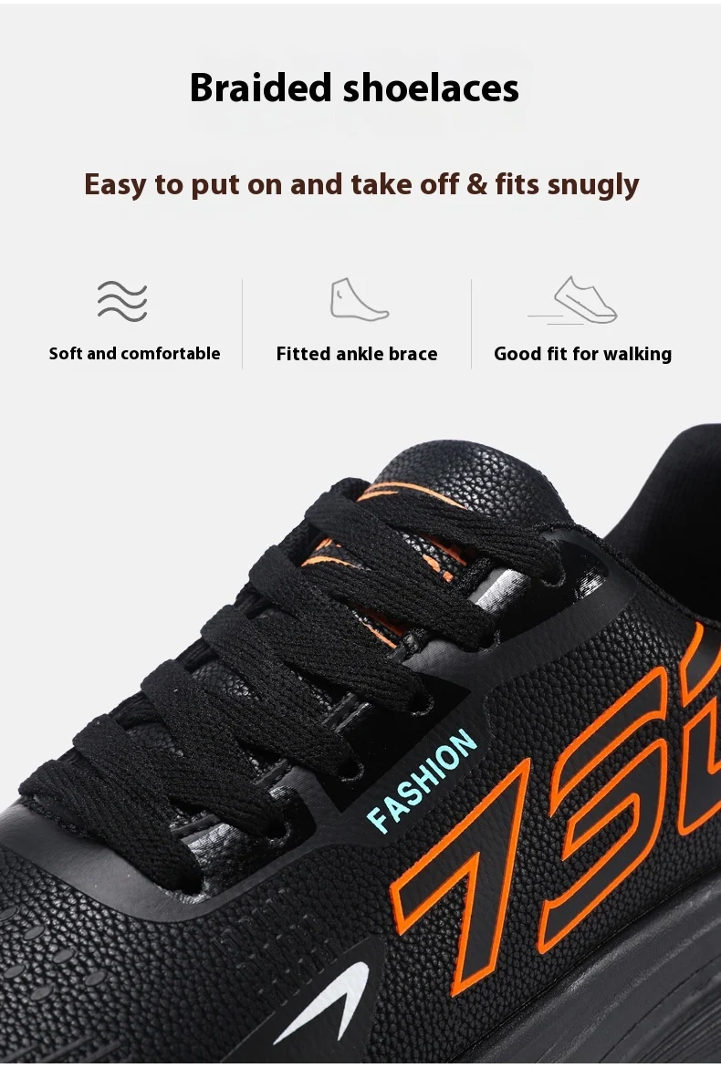 Title 13, Sapatos adesivos masculinos plus size primavera...