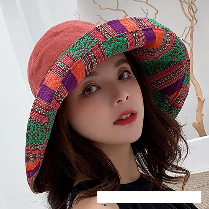 Title 6, Sun Hat Womens big eaves summer Korean versati...