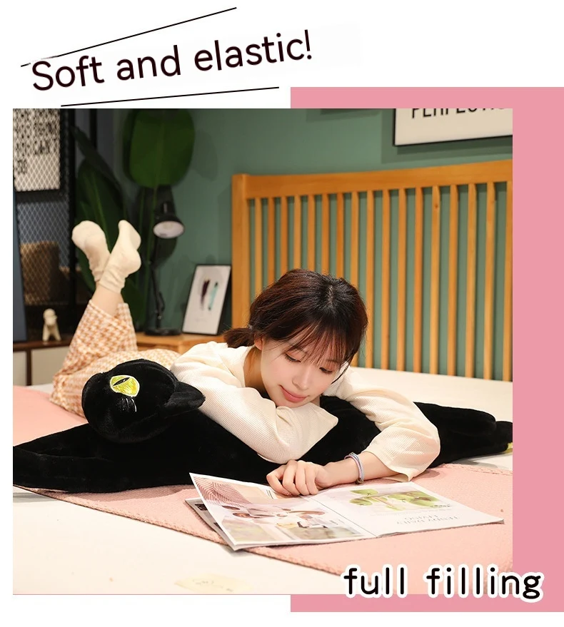 Title 2, Cute Camilla Cat Pillow Plush Toy Sleeping Doll...