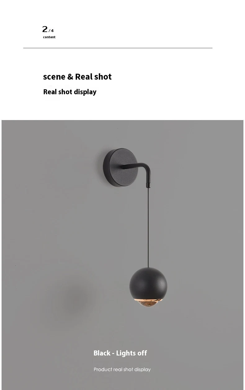 Title 12, Premium Master Bedroom Hanging Line Wall Lamp E...