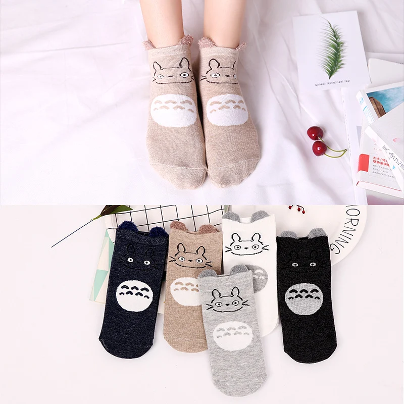 Women's Fashion Simple Cartoon Cotton Socks — photo 5