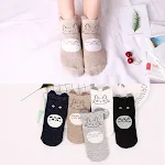 Women's Fashion Simple Cartoon Cotton Socks — photo 5