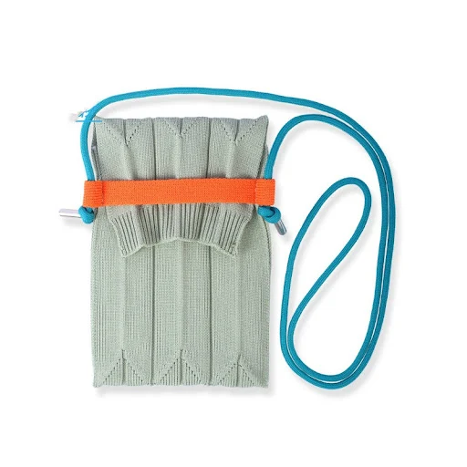 Title 1, Multicolor Pleated Organ Woven Crossbody Mini C...