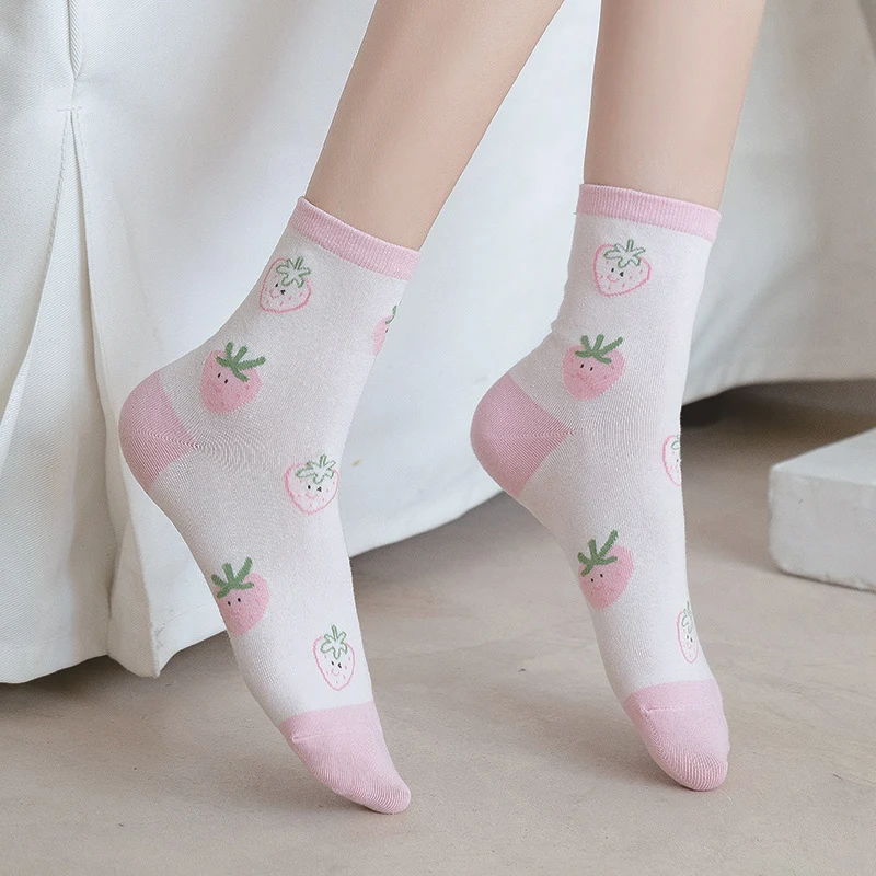 Women's Fashion Mid-calf High-top Cotton Socks — photo 6
