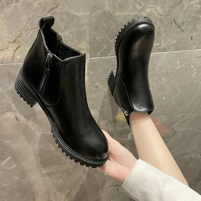 Zapatos Casuales de Plataforma Estilo Británico Moderno para Mujer Versátiles y Combinables para un Look Diario con Comodidad — foto 3