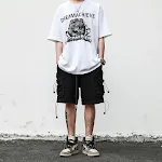 Shorts esportivos casuais masculinos, confortáveis e respiráveis. Ideal para atividades físicas e uso diário. Leve seu treino com estilo. — foto 4