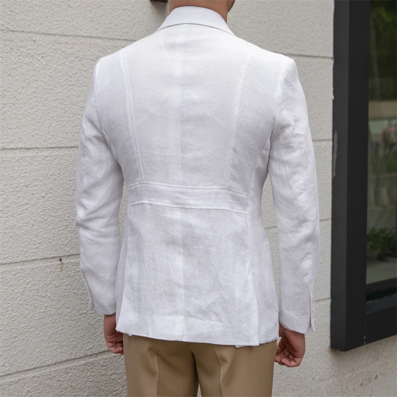 Thin Breathable Linen Casual Suit All-match Jacket perfect for any occasion, providing comfort and style, ideal for warm — photo 3