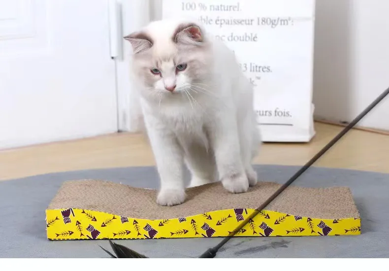Title 7, Cat Toys Pet Cat Scratching Board Corrugated Ca...