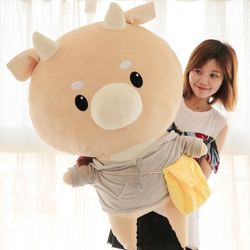 Large Cow Plush Toy Doll, a cuddly and lovable companion perfect for snuggling, playing, and decorating, bringing comfor — photo 4