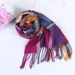 Rose Red Purple Plaid