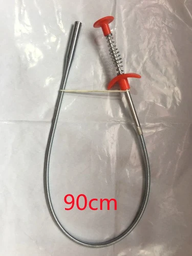60CM Sewer Dredger Spring Pipe Cleaning Tool, Household Drain Clog Remover, Hair Cleaner for Kitchen and Bathroom, Easy — photo 9