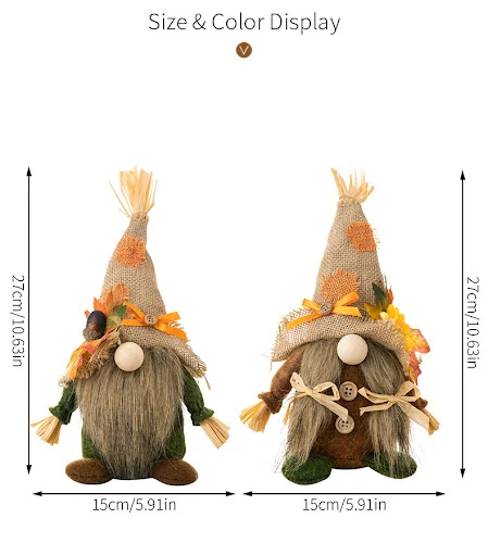 Title 1, Thanksgiving Decoration Linen Ornaments Add nat...