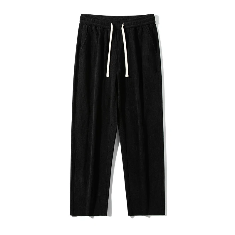 Men's Fashion Corduroy Casual Pants Comfortable Everyday Wear Versatile Style for Work or Leisure Classic Design Modern — photo 6