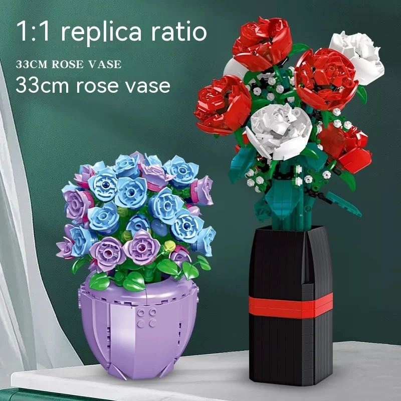 Bonsai Building Blocks Flower Office Creative Desktop Decoration Build your own tranquil bonsai and enhance your workspa — photo 4