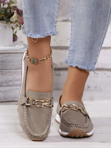 Title 22, Womens Fashion Round Toe Slip-on Platform Casu...