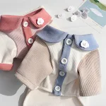Cloud Ribbed Casual Small Dog Pet Clothing, soft & comfy for everyday wear. Keeps your small dog warm and stylish with t — photo 4