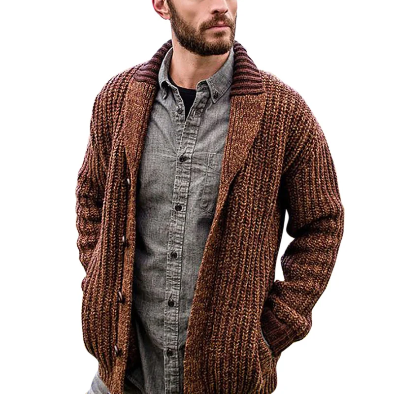 Men's solid color long sleeve sweater. Comfortable and stylish for everyday wear. Perfect for casual outings and layerin — photo 1