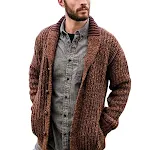 Men's solid color long sleeve sweater. Comfortable and stylish for everyday wear. Perfect for casual outings and layerin — photo 1