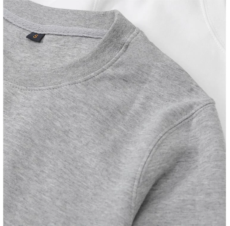 Title 15, Solid Color Heavy Loose Sweater Unisex Long Sle...