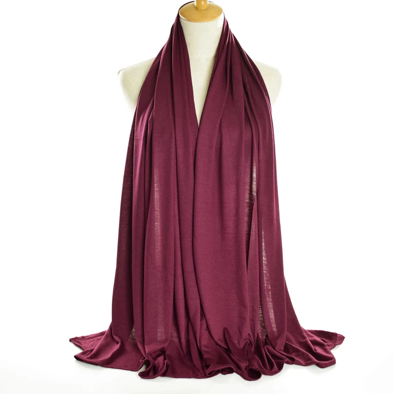 Title 10, Monochrome mercerized cotton jersey scarf
