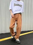 High Street Retro Coffee Color Pants Old School. Classic style for everyday wear. Experience comfort and a timeless vint — photo 4