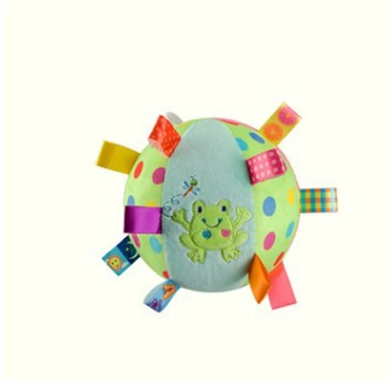 Title 1, Infant hand catching plush bell soothing ball, ...