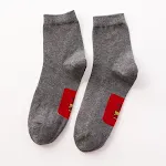 Herren bedruckte Baumwollsocken, mittelhoch, atmungsaktiv und bequem. Ideal für Alltag und Freizeit. Biete Stil und Komfort. — foto 10