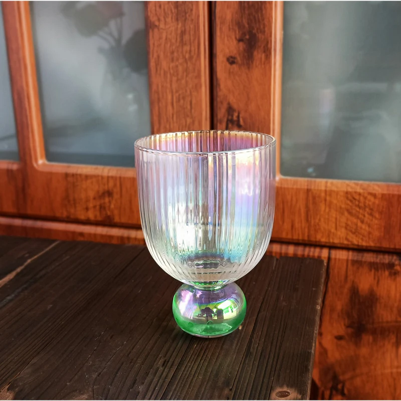 Title 6, Designer Rainbow Glass Crystal Pearl Ancient Cu...