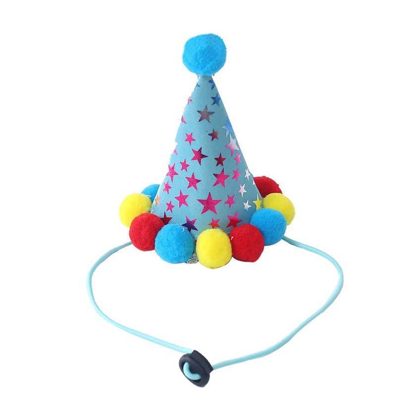 Title 7, Pet Dogs Caps Dog Bandana Crown Hats with Rope ...
