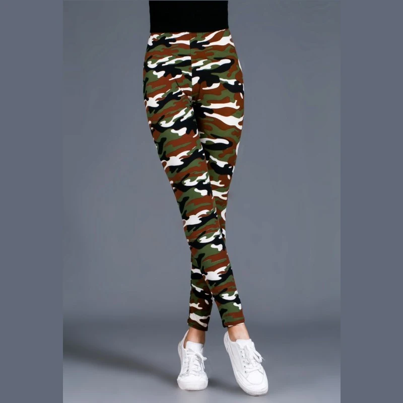 Title 33, Brushed Cotton Print Camouflage Outerwear Leggi...