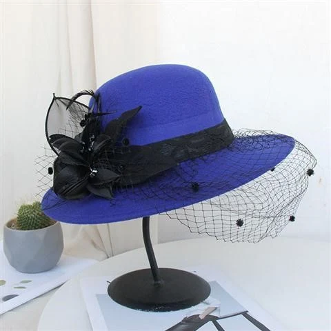 Ladies Temperament Retro Mesh Fashion Hat Trend — photo 10
