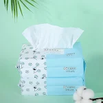 Absorventes higiênicos de algodão macio removíveis e panos descartáveis para o rosto. Conforto e praticidade para sua higiene pessoal. — foto 6