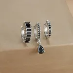 E1575 Silver Black 3PCs