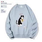 Sudadera de manga larga con estampado de color liso para mujer, ideal para un estilo casual y a la moda. Perfecta para otoño e invierno, cómoda y versátil. — foto 18