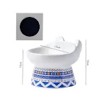 Blue Oblique Black Stickers