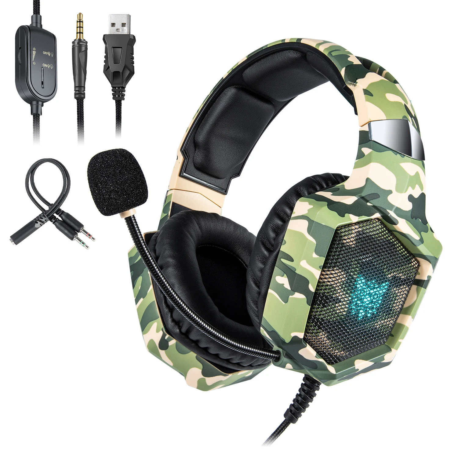 Title 2, ONIKUMA K8 Gaming Headset for immersive audio. ...