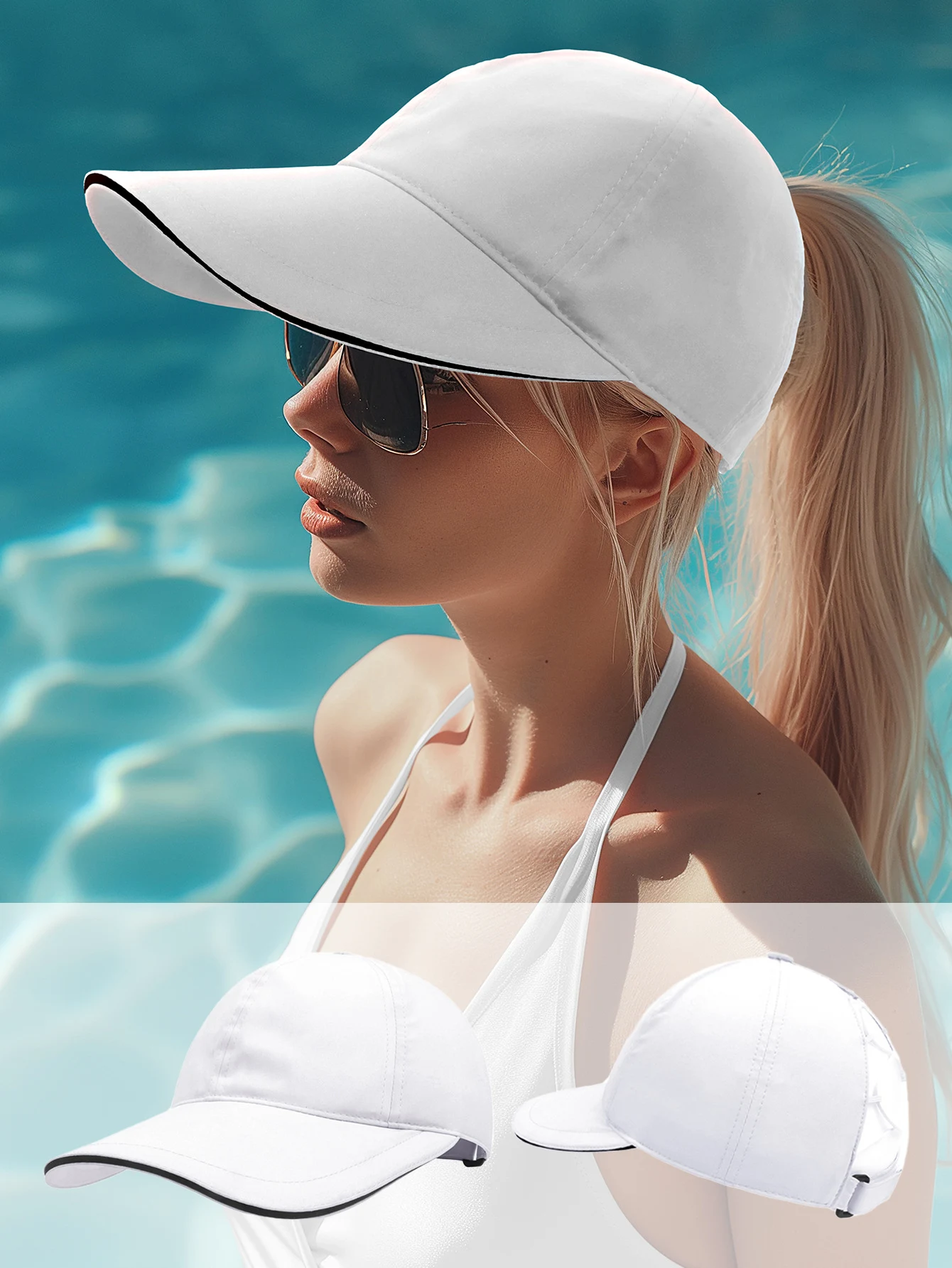Title 4, Dames Outdoor Baseball Cap Sneldrogend Waterdic...