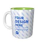 Full Comfort Handle Inner Colored Mug Enjoy a comfortable grip and vibrant colors with this stylish mug. Perfect for cof — photo 10