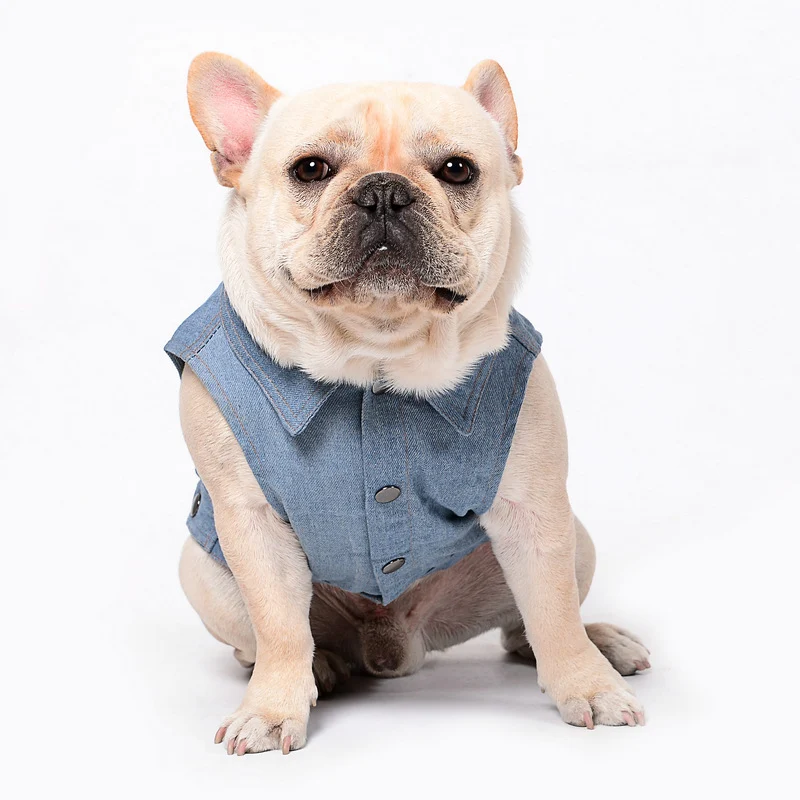 Title 4, Embroidered Vest Casual Pet Clothes Comfortable...