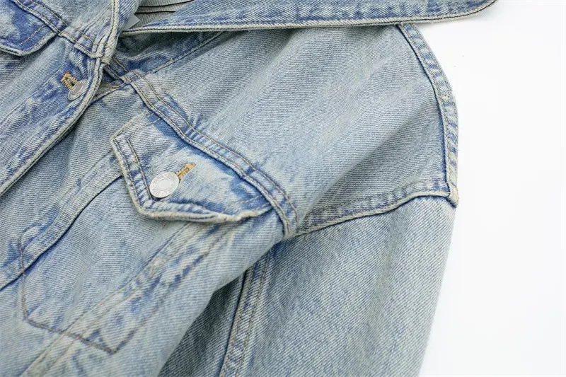 Title 4, Hot Girls Washed Frayed Hem Hooded Denim Jacket...
