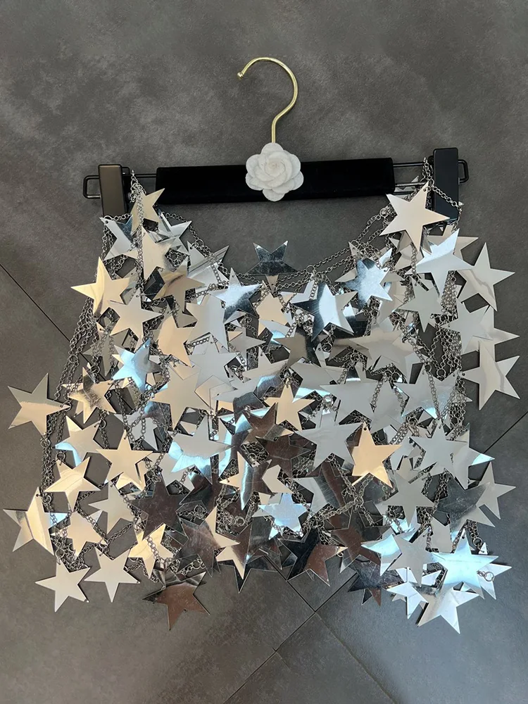 Title 5, Metallic Five-pointed Star Skirt Suit